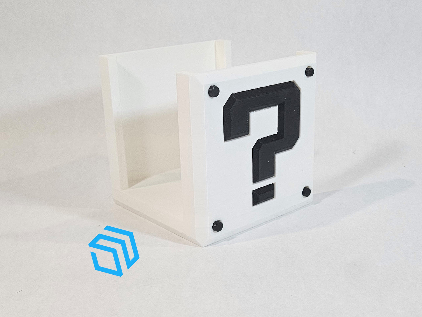 Super Mario Question Block Sticky Note Holder - Post It Note Desk Organizer