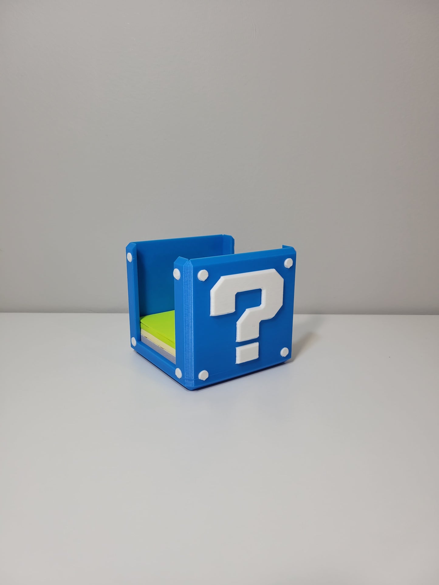Super Mario Question Block Post It Note Holder