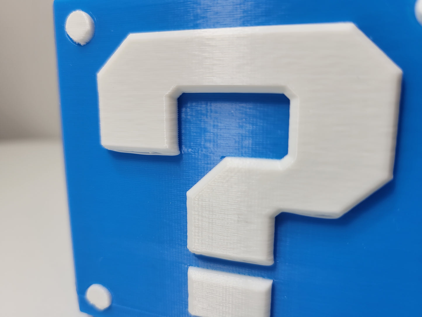 Super Mario Question Block Sticky Note Holder - Post It Note Desk Organizer