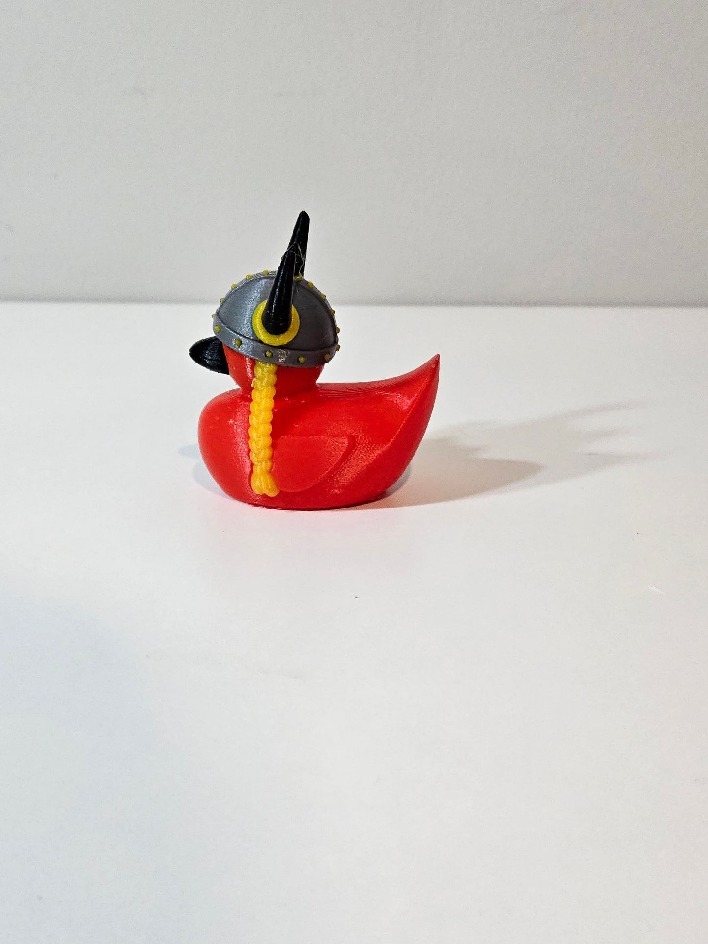 Viking Duck 3D Printed Plastic Toy for Pool Bath and More