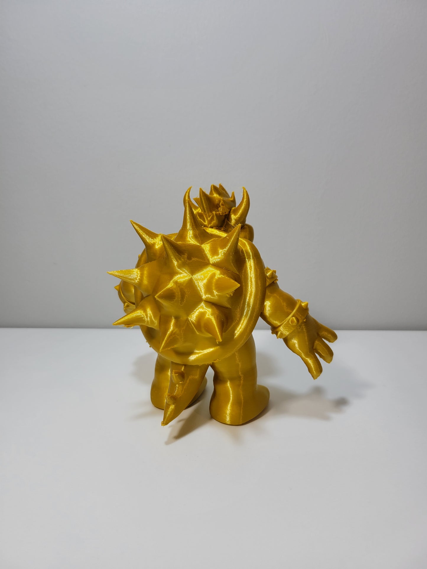Bowser Super Mario Bros Rainbow 3D Printed Figure Sculpture Video Game Movie Fan Gift