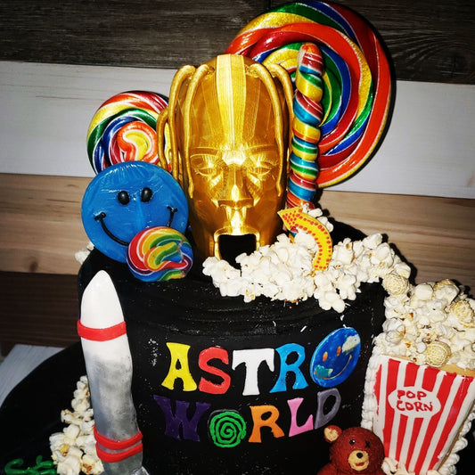 Travis Scott Astro World 3D Printed Head
