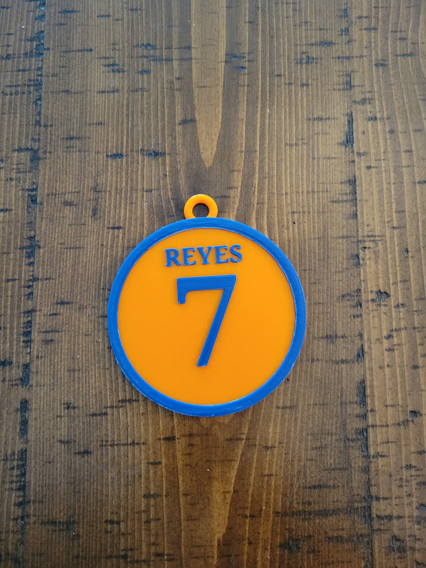 Personalized Sports Bag Tag Number and Name Key Chain