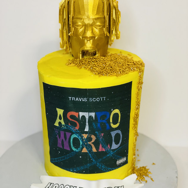 Travis Scott Astro World 3D Printed Head