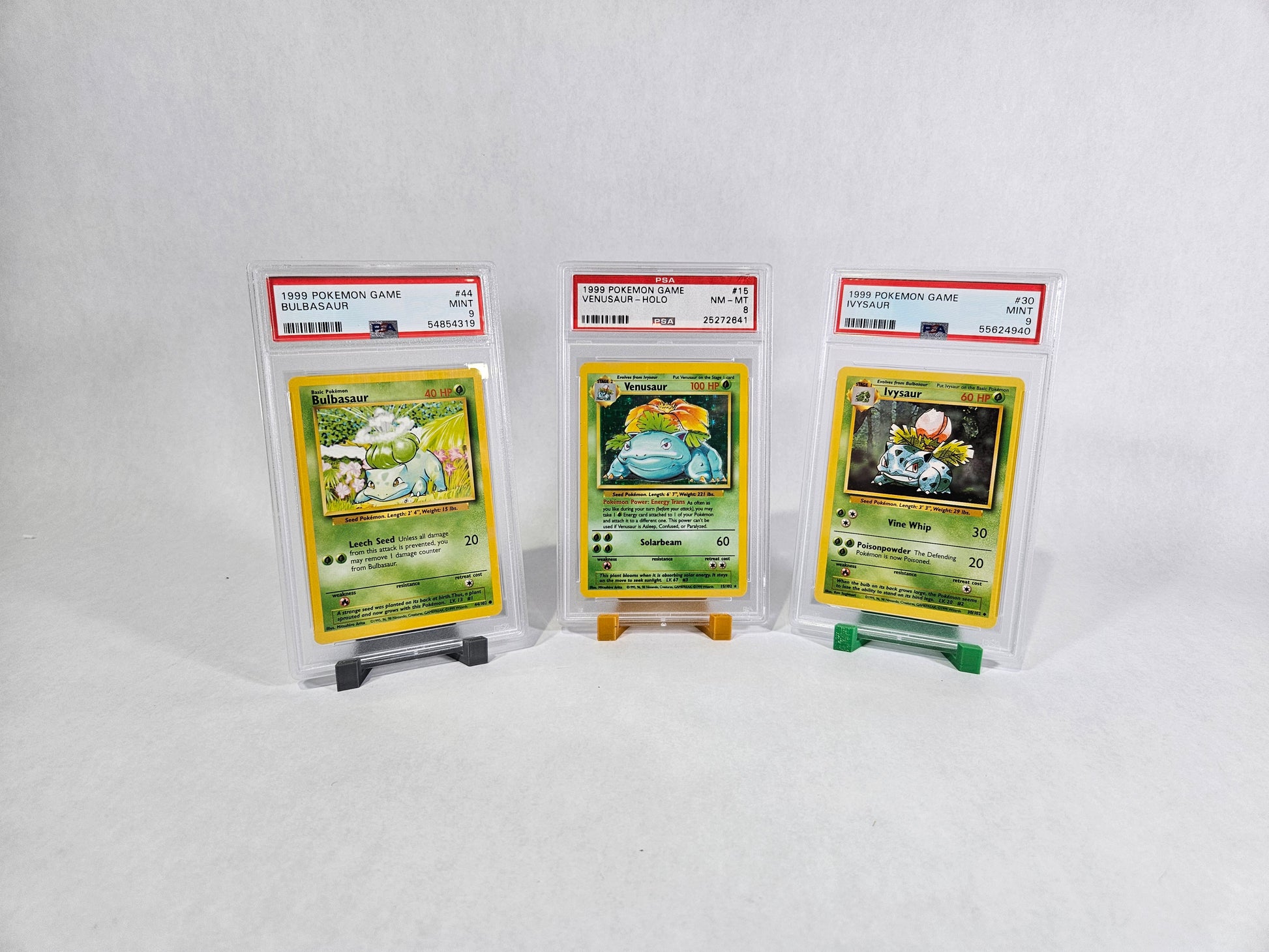 Simple Trading Card Display Stand 3D Printed Slab Holder Gold Simple Trading Card Display Stand 3D Printed Slab Holder Gold