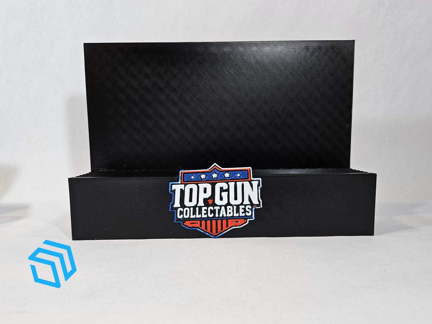 Custom Logo XXXL Trading Card Holder Display Stand Stadium Wall Style Single Double Triple Level for Baseball Football Soccer, MMA, Pokemon