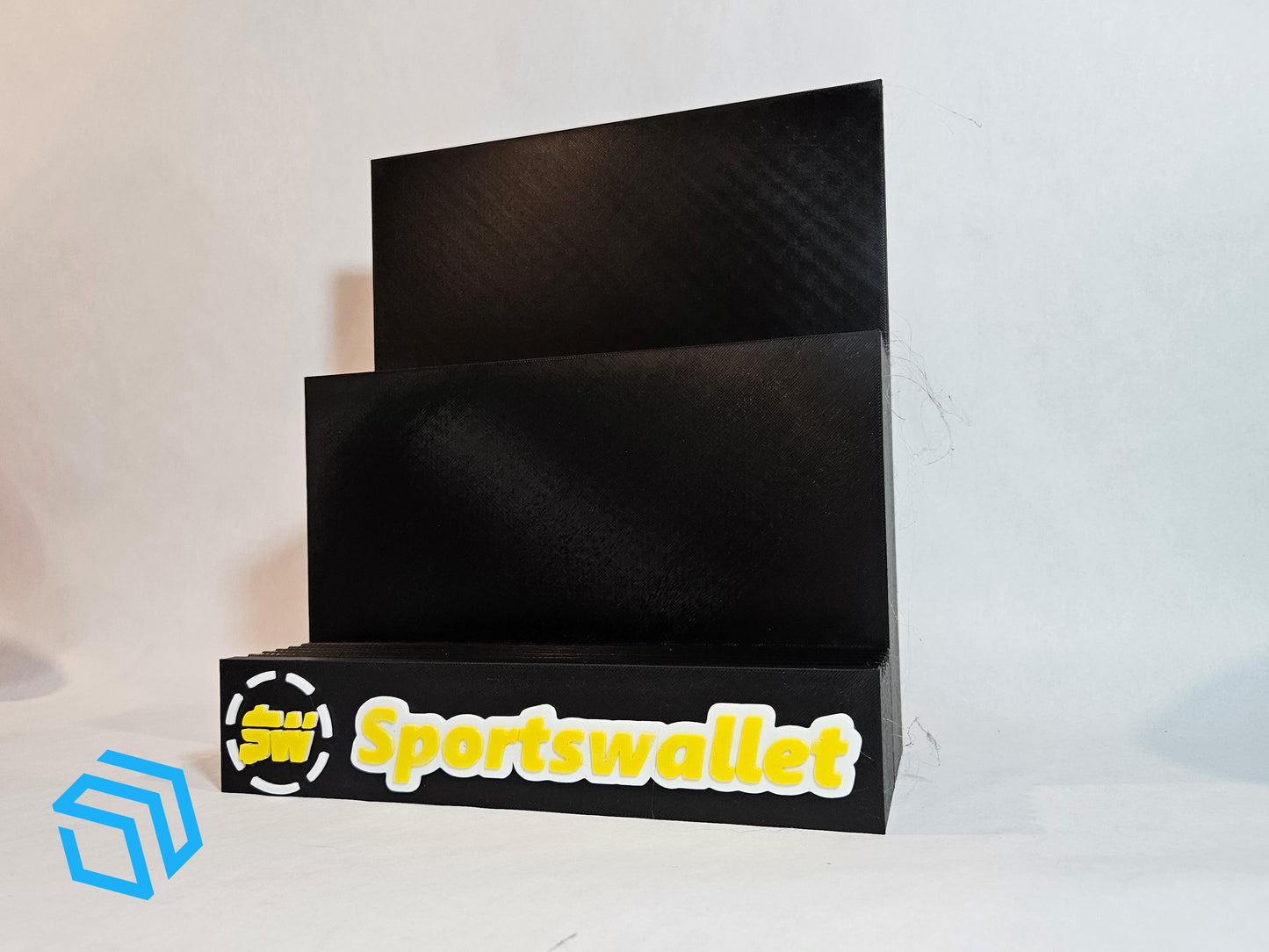 Custom Logo XXXL Trading Card Holder Display Stand Stadium Wall Style Single Double Triple Level for Baseball Football Soccer, MMA, Pokemon