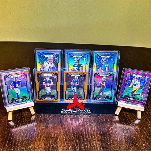 Custom Logo Trading Card Display Stand Stadium Wall Style 3D Printed