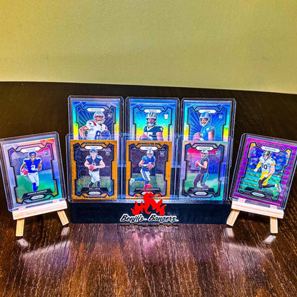 Custom Logo Trading Card Display Stand Stadium Wall Style 3D Printed