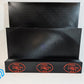Custom Logo XXXL Trading Card Holder Display Stand Stadium Wall Style Single Double Triple Level for Baseball Football Soccer, MMA, Pokemon