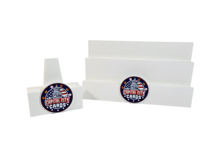Custom Logo Trading Card Display Stand Stadium Wall Style 3D Printed