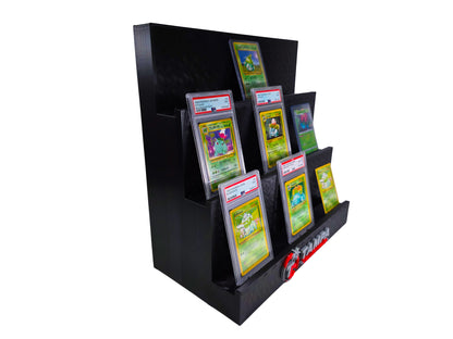 Custom Logo Trading Card Display Stand Stadium Wall Style 3D Printed