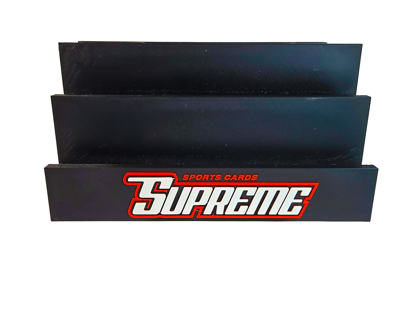 Custom Logo Trading Card Display Stand Stadium Wall Style 3D Printed