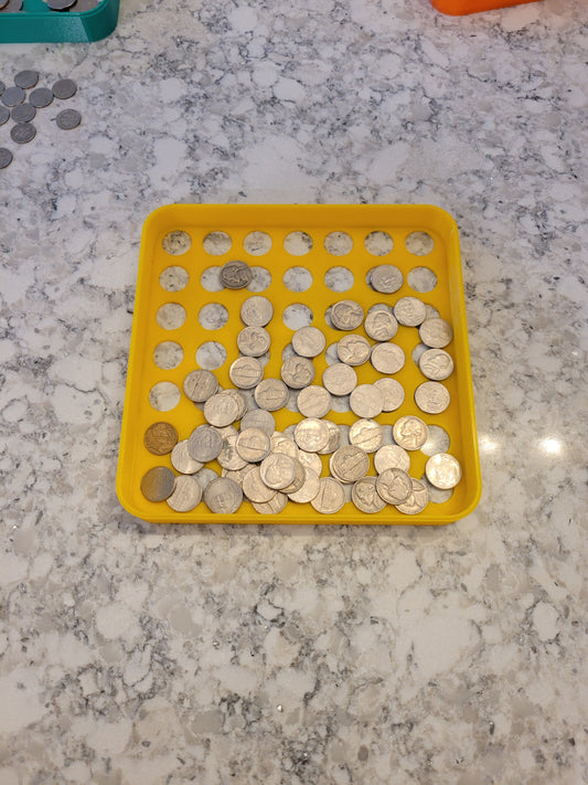 Coin Sorter Change Sifter 3D Printed Currency Separator Quarters Nickels Dimes Pennies Loonie Tonnie