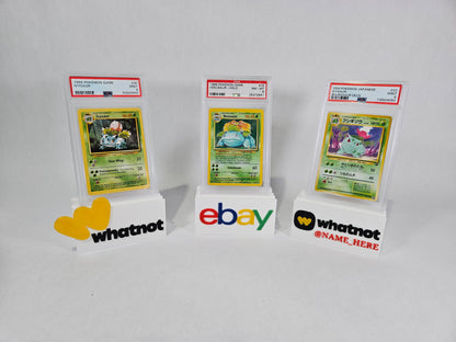 Whatnot Trading Card Display Stand | 3D Printed Slab Holder