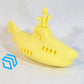 Yellow Submarine 3D Printed Toy Plastic Pool Bath Boat