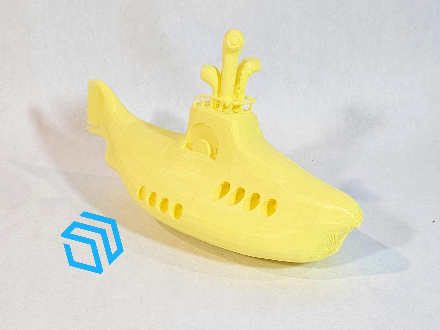 Yellow Submarine 3D Printed Toy Plastic Pool Bath Boat