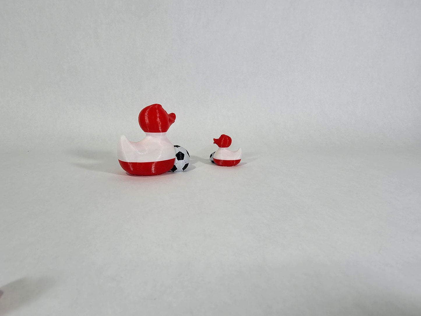 Austrian Flag Mini Duck | 3D Printed Plastic Lucky Ducks | Austria Soccer World Cup Team