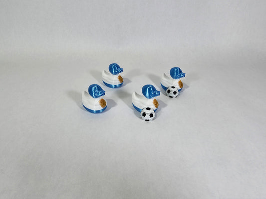 Argentina Flag Mini Duck | 3D Printed Plastic Lucky Ducks | Soccer World Cup Team