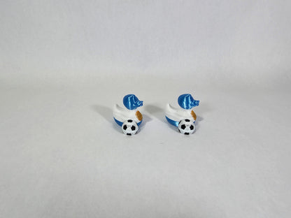 Argentina Flag Mini Duck | 3D Printed Plastic Lucky Ducks | Soccer World Cup Team