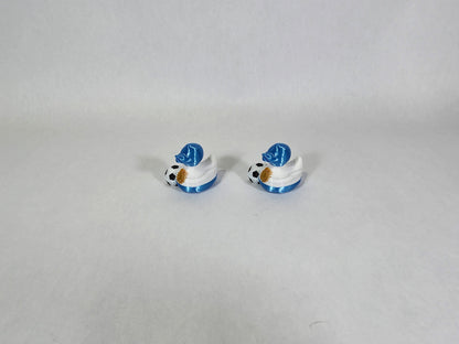 Argentina Flag Mini Duck | 3D Printed Plastic Lucky Ducks | Soccer World Cup Team