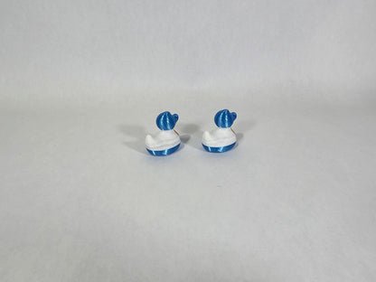 Argentina Flag Mini Duck | 3D Printed Plastic Lucky Ducks | Soccer World Cup Team