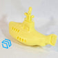 Yellow Submarine 3D Printed Toy Plastic Pool Bath Boat