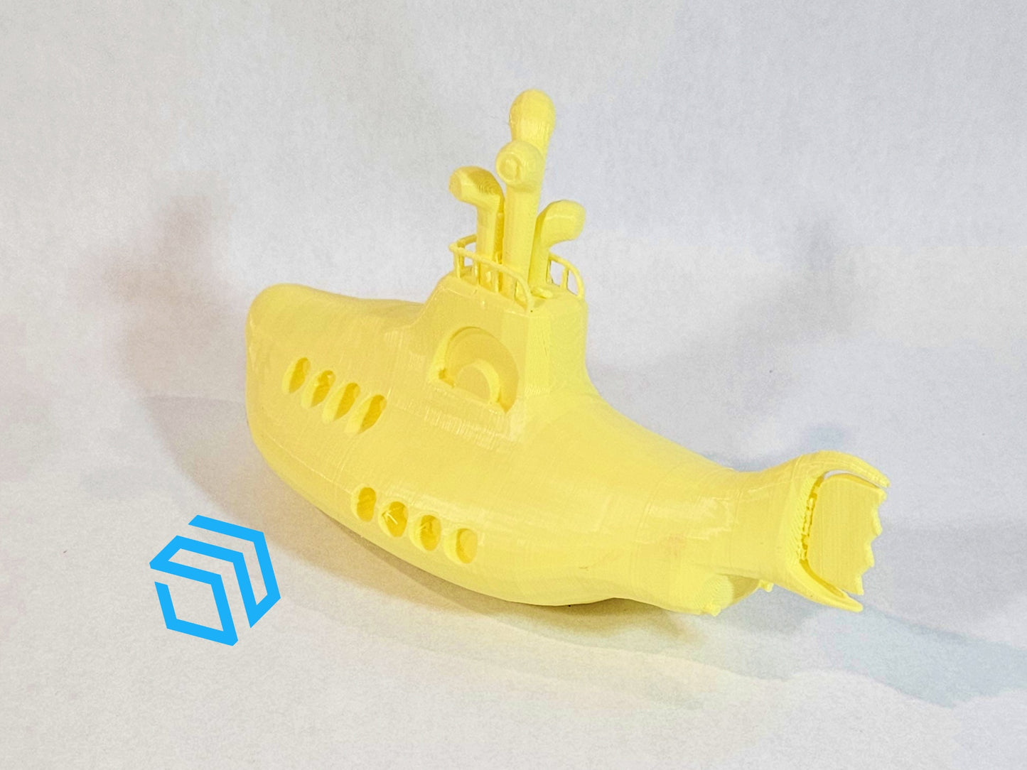 Yellow Submarine 3D Printed Toy Plastic Pool Bath Boat