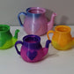 Color Changing Tea Pots 3D Printed Plastic Kids Tea Party Pool Bath Toys