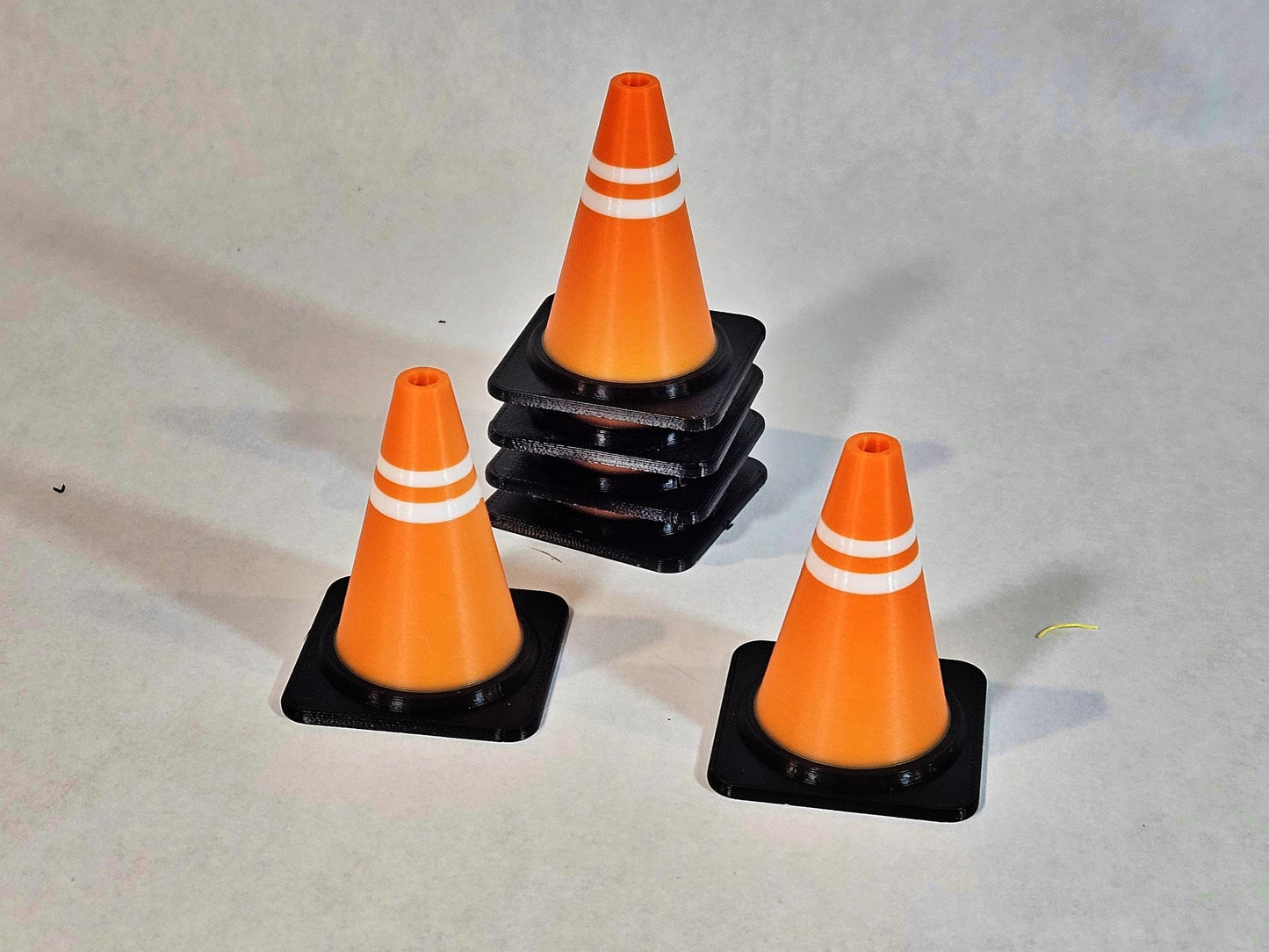 Cute Mini Traffic Cone (12 pack) | Tiny Safety Pylon for Dioramas,  Office Desk, Prank Wars, Model Scenery, Gift Bags, Classroom Prizes