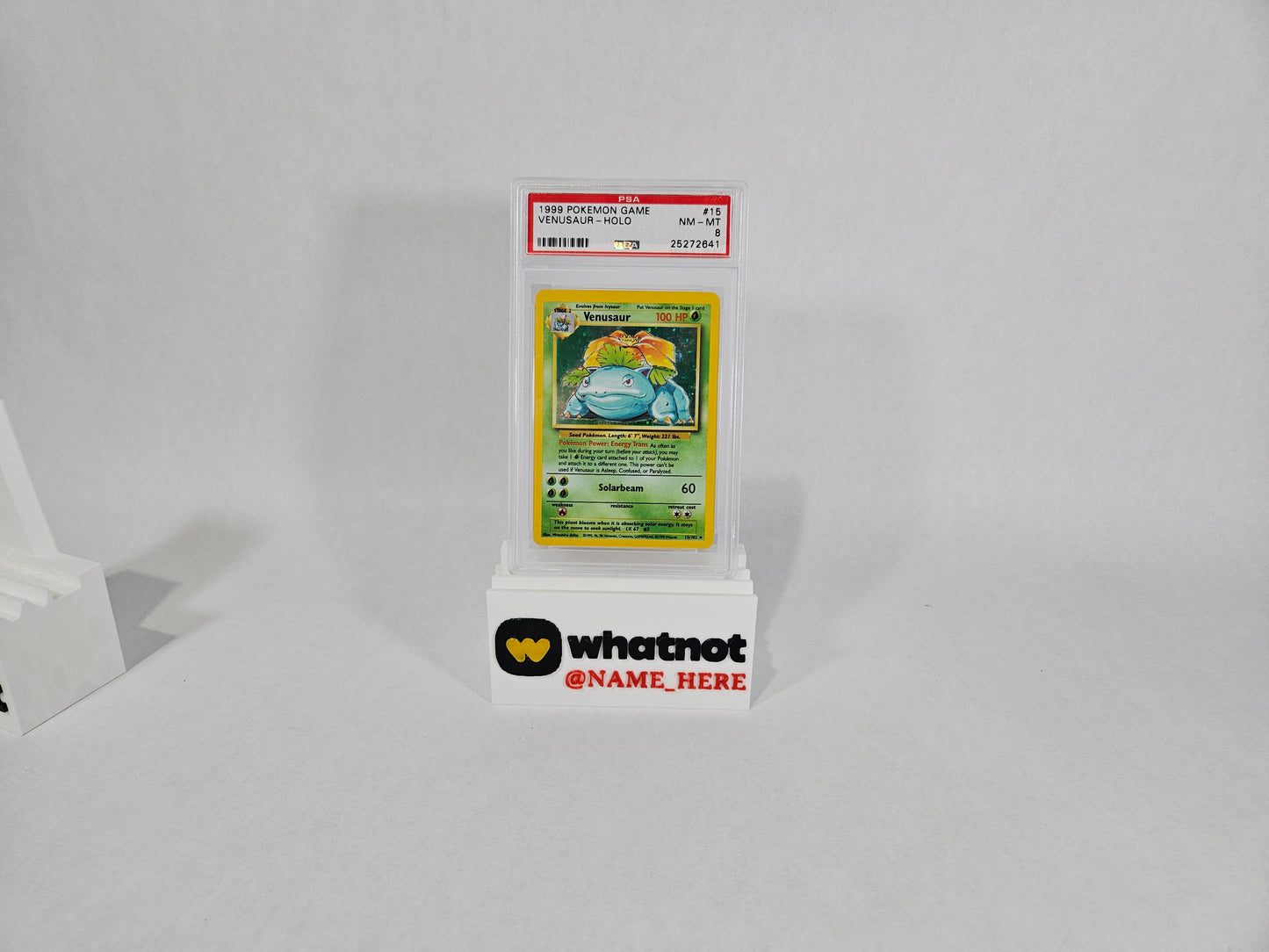 Whatnot Trading Card Display Stand | 3D Printed Slab Holder