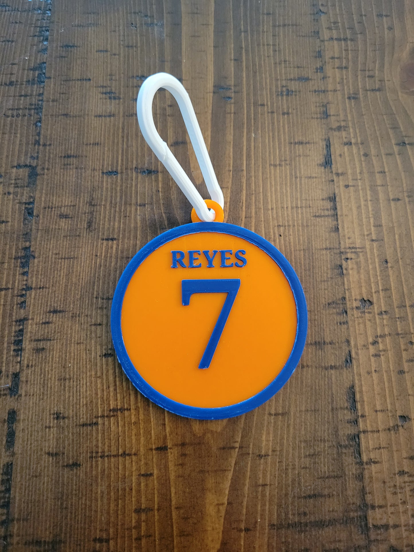 Personalized Sports Bag Tag Number and Name Key Chain